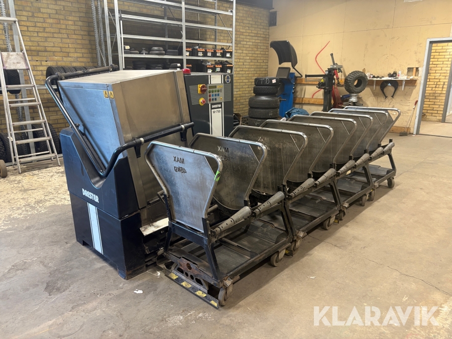 Däcktvätt Drester W-750 med däckvagnar