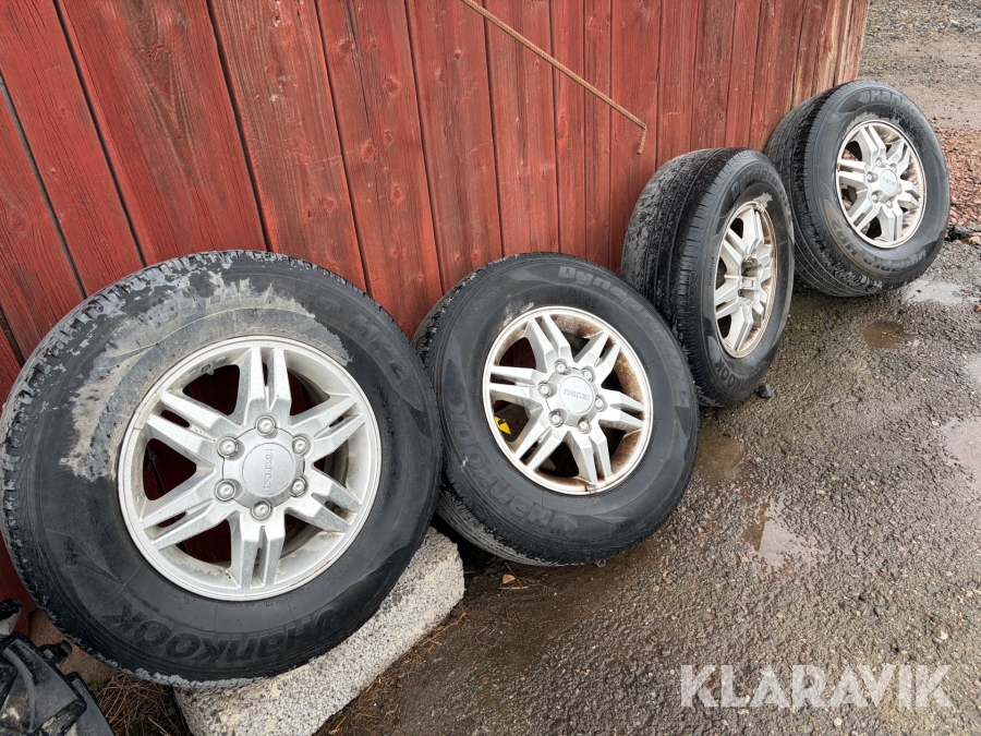 Däck & fälg Hankook 245/70R16 Izuzu Dmax 4st