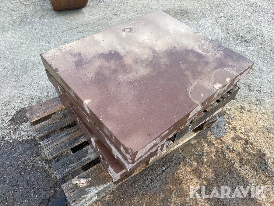 4st markplattor Marmor