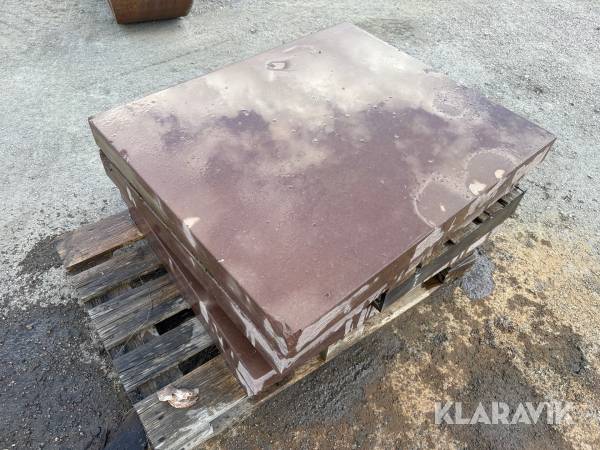 4st markplattor Marmor