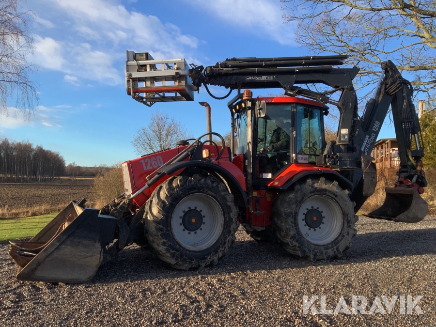 Traktorgrävare Huddig 1260