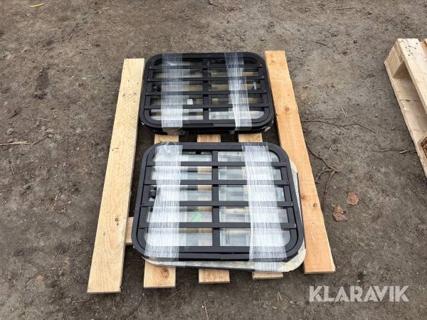 Öppningsbara fönster till hästsläp/hästlastbil Teknima 4 st