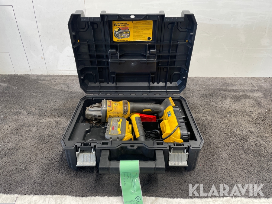 Kap & Vinkelslip Dewalt DCG414T2