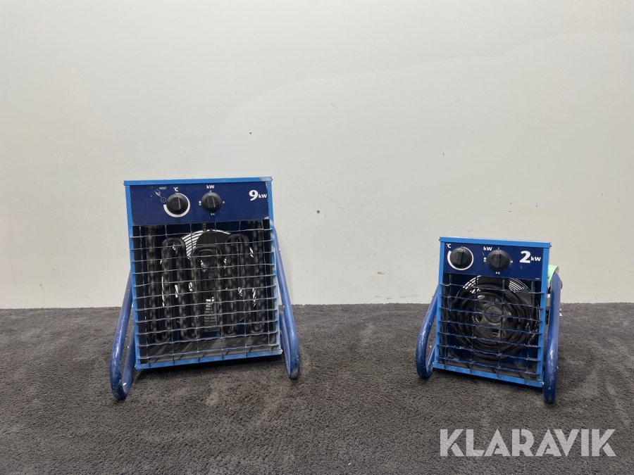 Varmluftsfläktar El-Björn VF9B, VF21A