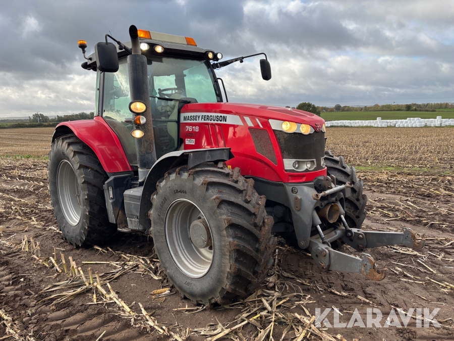 Traktor Massey Ferguson 7618 Dyna -VT - Med frontlyft