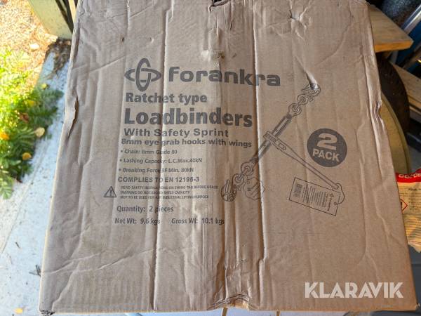  Lastsäkringar Forankra