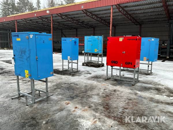 Elcentraler 5st El-Björn, Garo ZFSF 160A, FSF400, BCS 700, ZFSF 160, 630EN