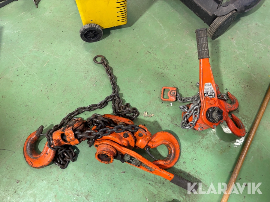 Taljor 6 ton + 3,2 ton 2st