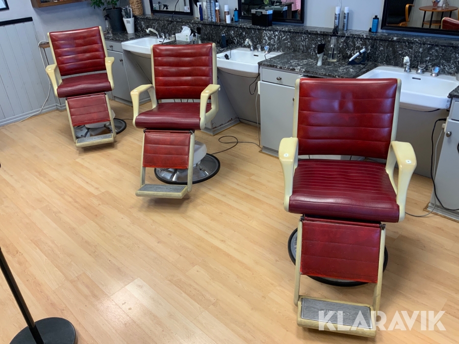 Frisörstolar Olymp med motor 3st