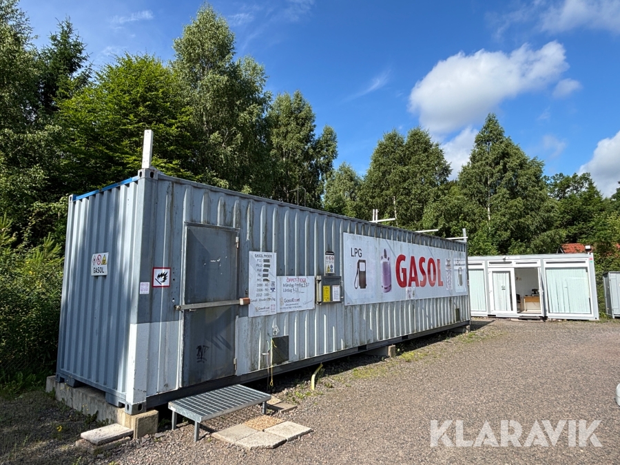 Komplett gasolpåfyllningsanläggning för flaskfyllning & LPG