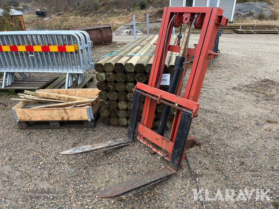 Pallgafflar / stativ Trepunktsfäste