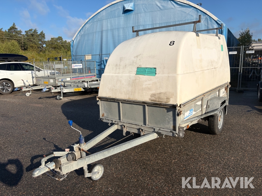 Personbilssläp Rekotrailer 750 kg