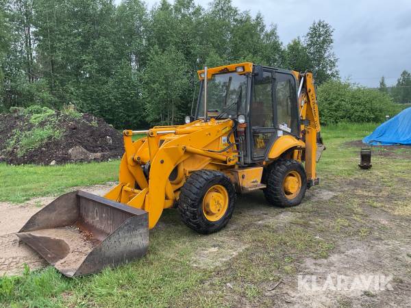 Grävlastare JCB 2CX med redskap