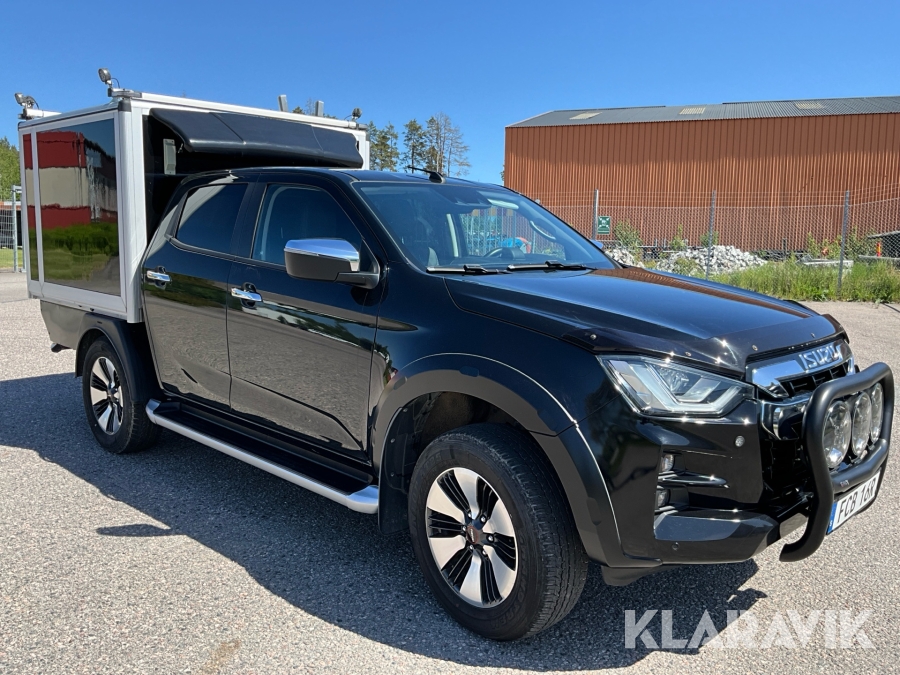 Pickup Isuzu D-Max XRL Double Cab CNG med kåpa/blixtljus & extraljus