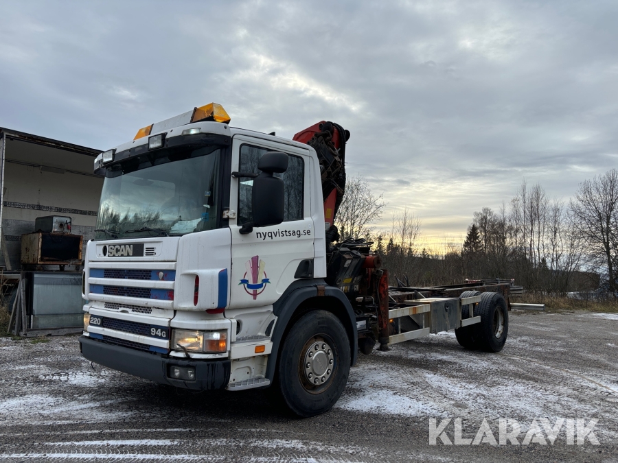 Kranbil Scania 94G 220 med fjärrstyrning