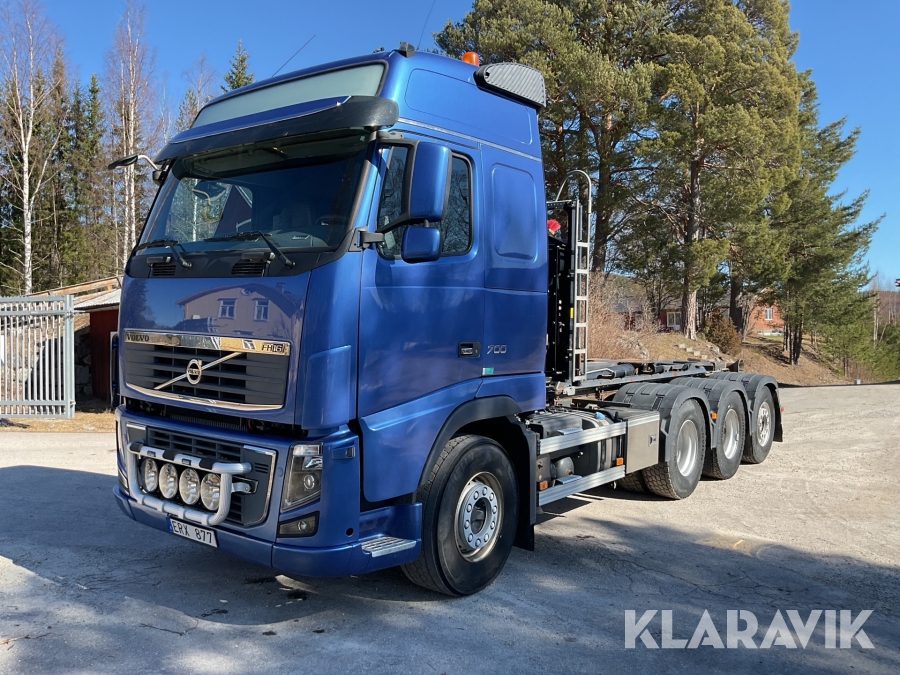 Lastväxlare Volvo FH16 8X4 Hiab multilift 24T