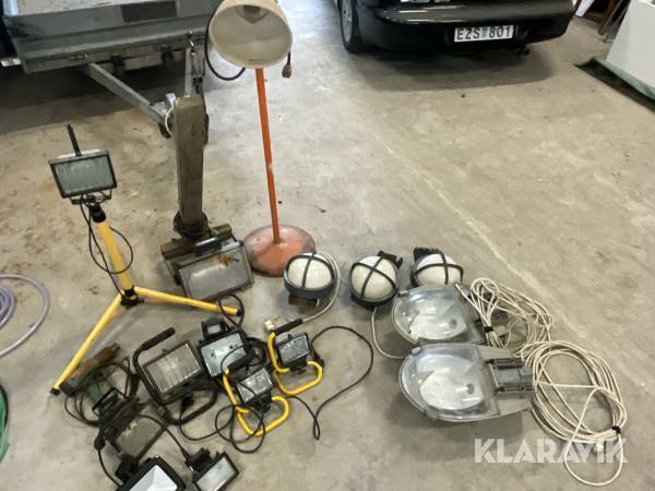 Diverse byggbelysning