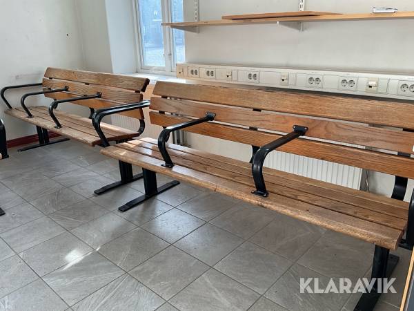 Parksoffa/Trädgårdsbänk Nola Sweden 2st