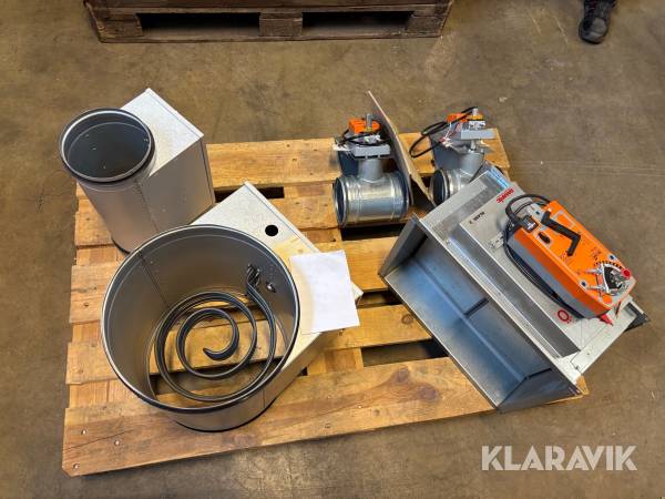 Motorspjäll och värmare Dampic T5 125