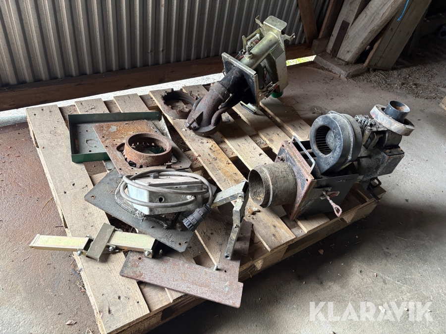 Reservdelar till pelletsbrännare Ebm