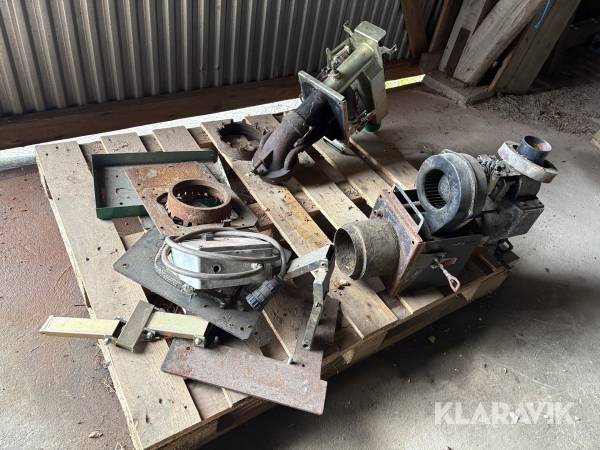 Reservdelar till pelletsbrännare Ebm