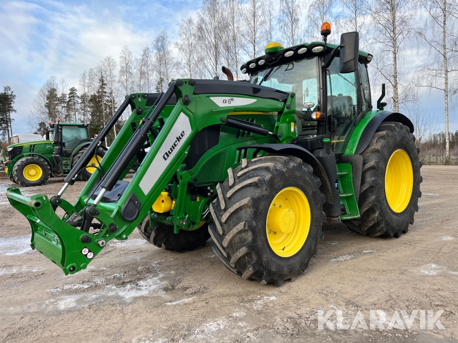 Traktor John Deere 6155R Ultimate Edition med frontlastare