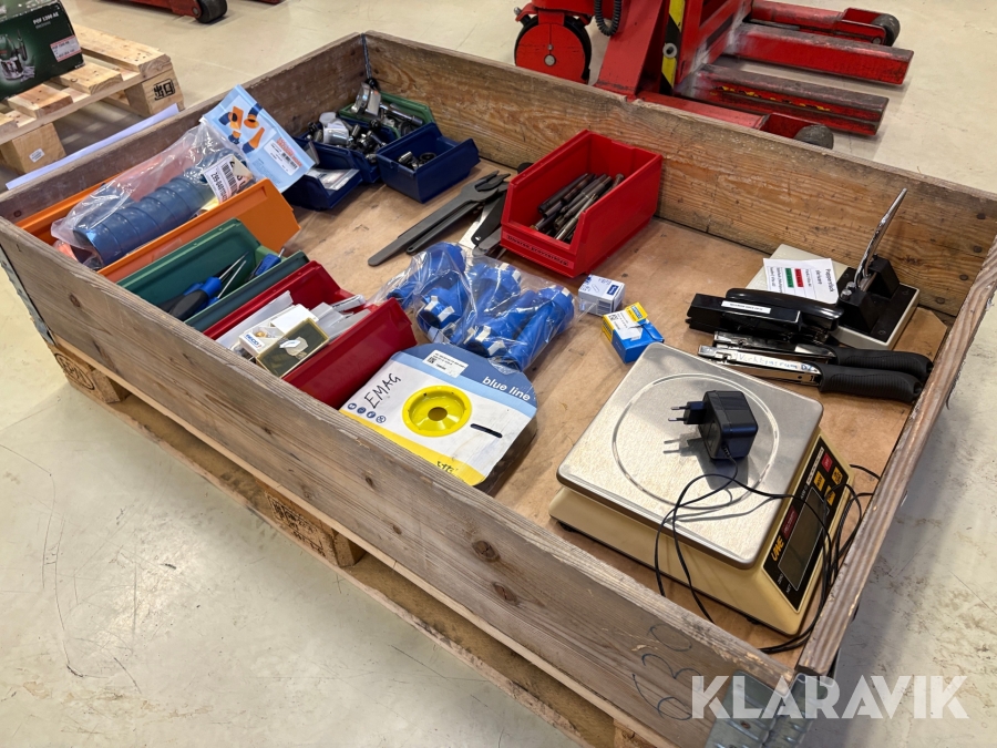 Verkstadsutrustning parti