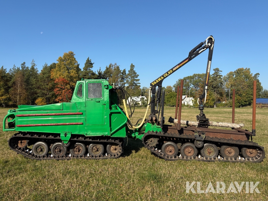 Bandvagn med skogskran Volvo BM BV202NF1