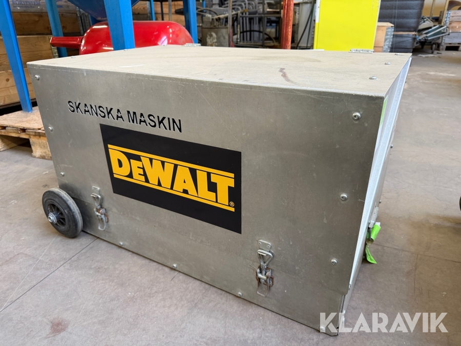 Plåtlåda Dewalt med hjul