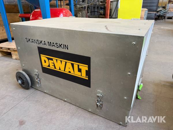 Plåtlåda Dewalt med hjul