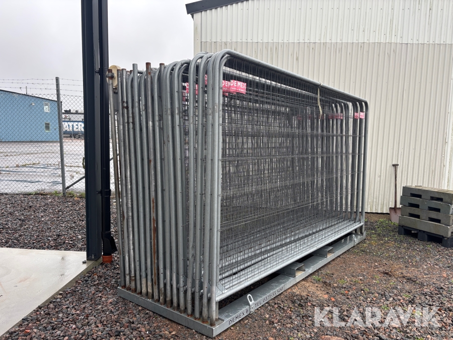 Staket Demex med en grind 30st med fötter