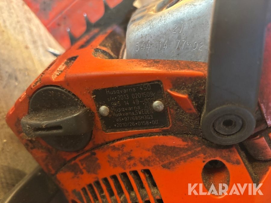 Motorsåg Husqvarna 450, Hallsberg, Klaravik auktioner