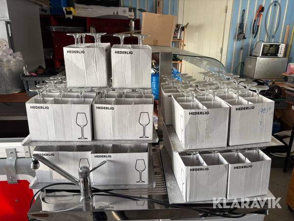 Vinglas Ikea Hederlig 108st