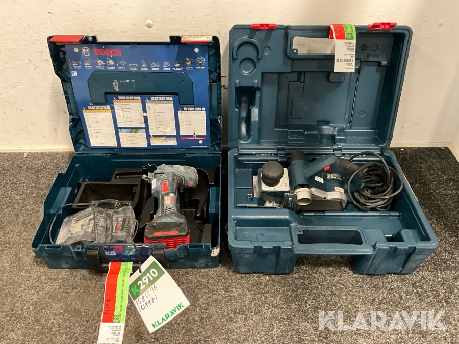 Hyvel och  sticksåg Bosch GST18V-LI S, GH040-82C