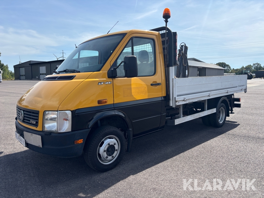 Lätt Lastbil Volkswagen LT 46 med Hiab kran
