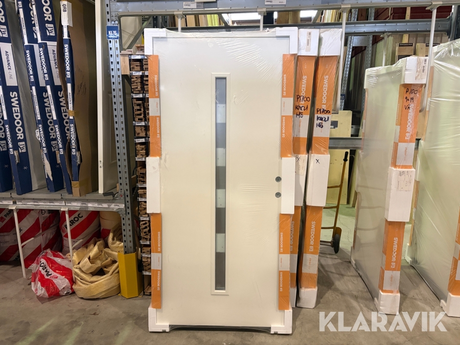 Ytterdörr Swedoor Clever-line basic p1700 klart glas