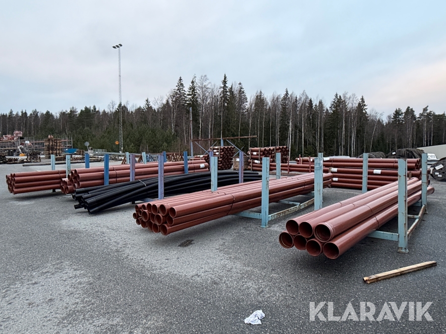 Stort parti med VA material Pipelife