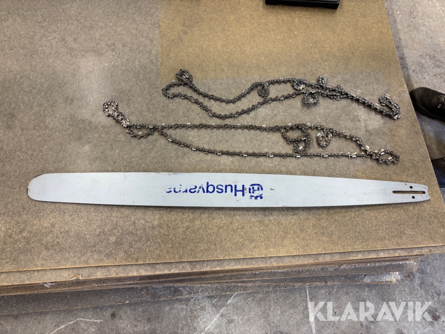 Motorsågssvärd Husqvarna med 2 kedjor