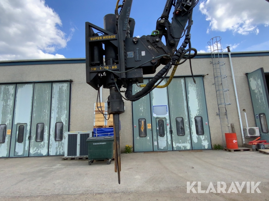 Bergspräckare Powerking Super Wedge 1100 AG S60 /S45, hydraulisk
