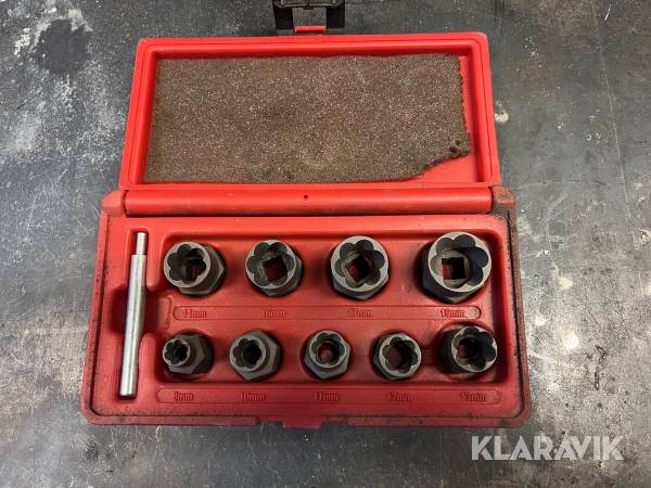 Bultutdragarsats 8-19mm