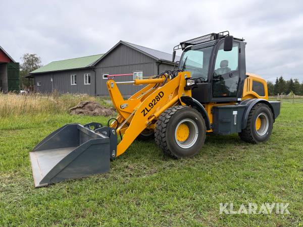Hjullastare Haitui ZL928D endast 21 timmar