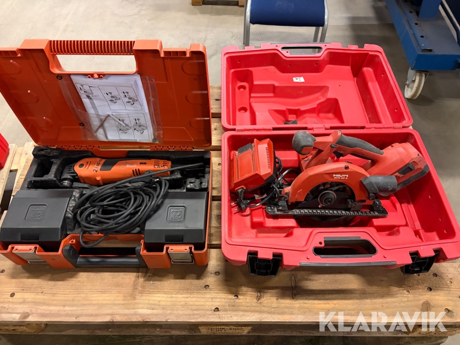 Cirkelsåg 1 st, Multimaskin 1 st Hilti / Fein SCW 22A / SuperCut FSC 1.7Q