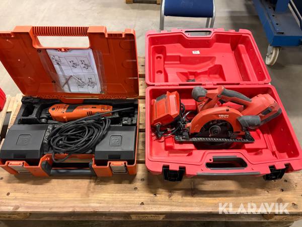 Cirkelsåg 1 st, Multimaskin 1 st Hilti / Fein SCW 22A / SuperCut FSC 1.7Q