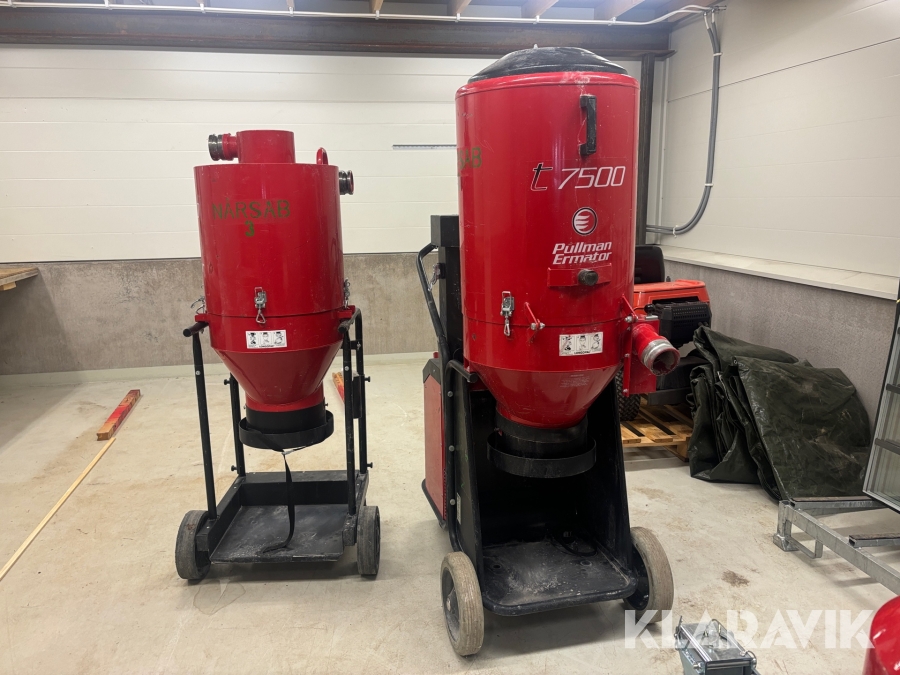 Stoftavskiljare & stoftsug Pullman Ermator C5500