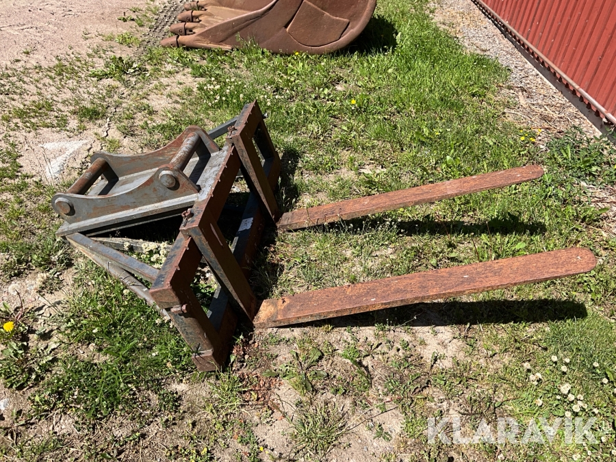 Pallgafflar till grävmaskin S60-fäste