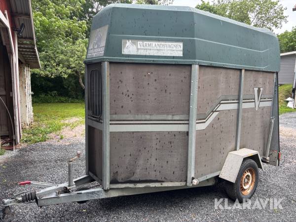 Personbilssläp / hästsläp Värmlandsvagnen H2 - 1250