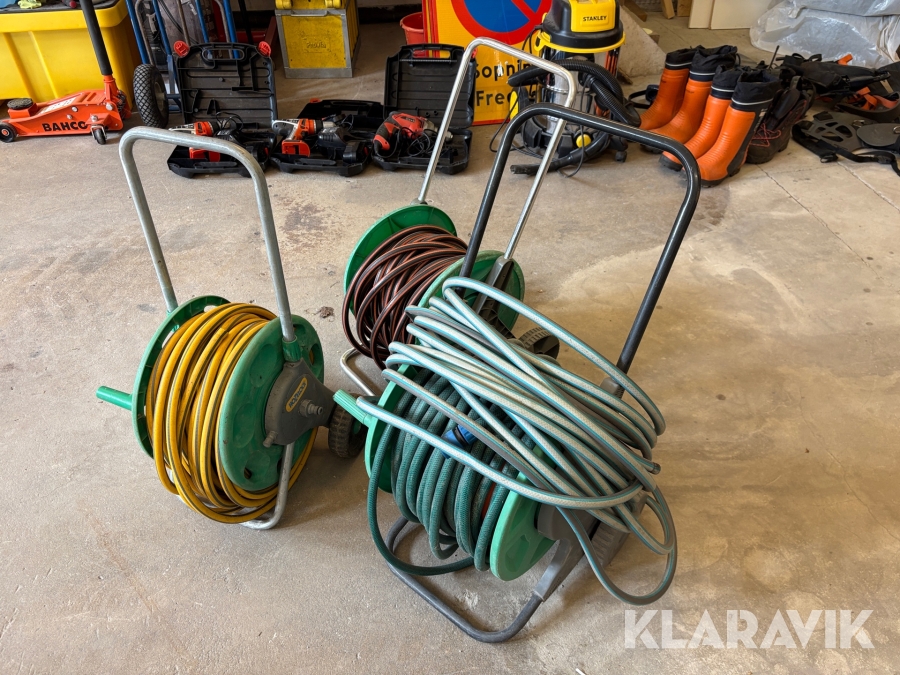 Vattenslang på vinda 3 st