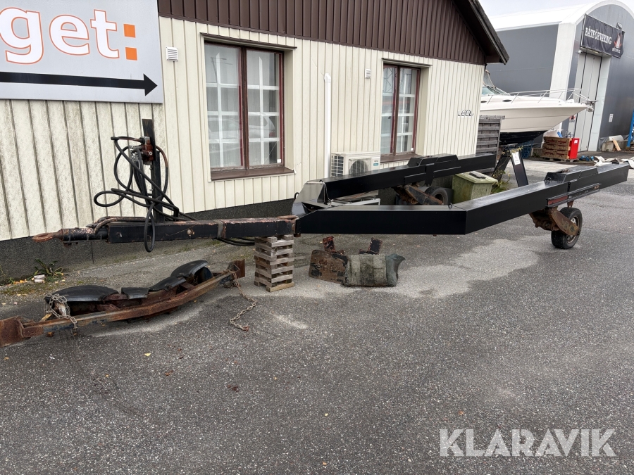 Varvsbyggd Hydraulisk båtvagn