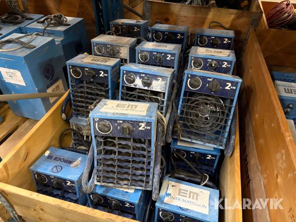 Värmefläktar El-Björn 2kW 10st