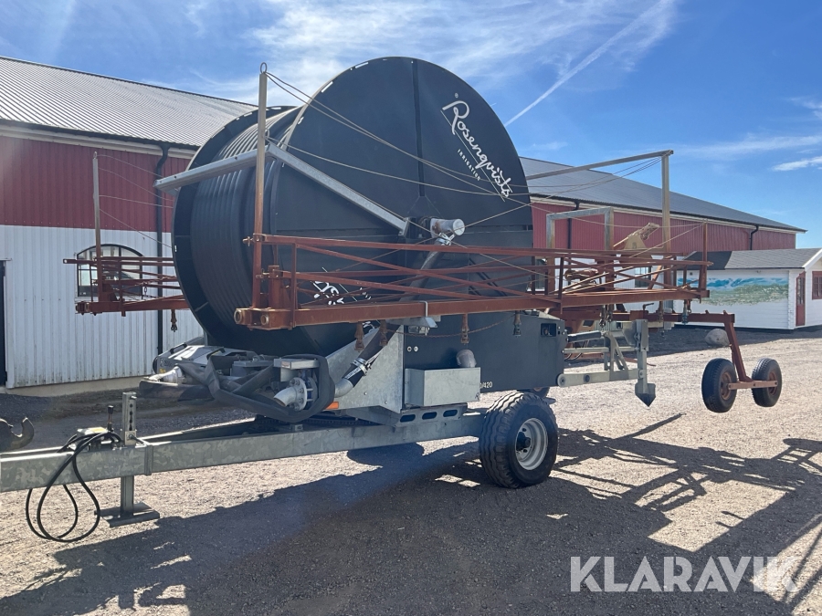 Bevattningsmaskin Rosenqvist 2500 e 90/420 med ramp 42-48